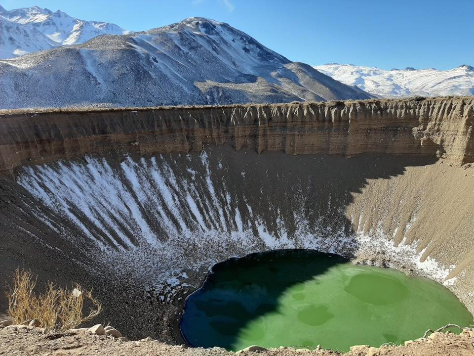 Poço Las Ánimas em Los Reyunos, Mendoza