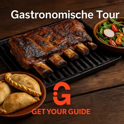 Argentinisches Rinderrippenstück mit Empanadas und frischem Salat – Gastronomische Tour in Mendoza mit GetYourGuide