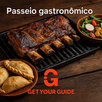 Costela argentina com empanadas e salada fresca - Passeio Gastronômico em Mendoza com a GetYourGuide