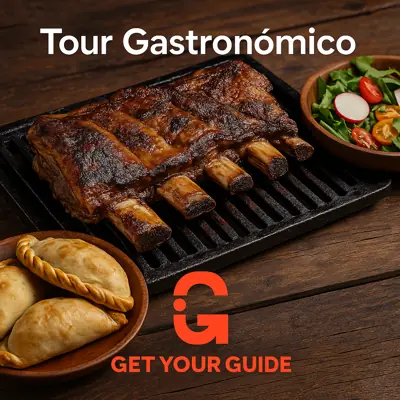 Costillar argentino con empanadas y ensalada fresca - Tour Gastronómico en Mendoza con GetYourGuide