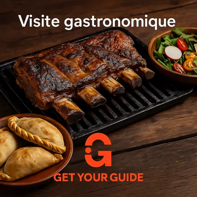 Côte de bœuf argentine avec empanadas et salade fraîche - Visite gastronomique à Mendoza avec GetYourGuide