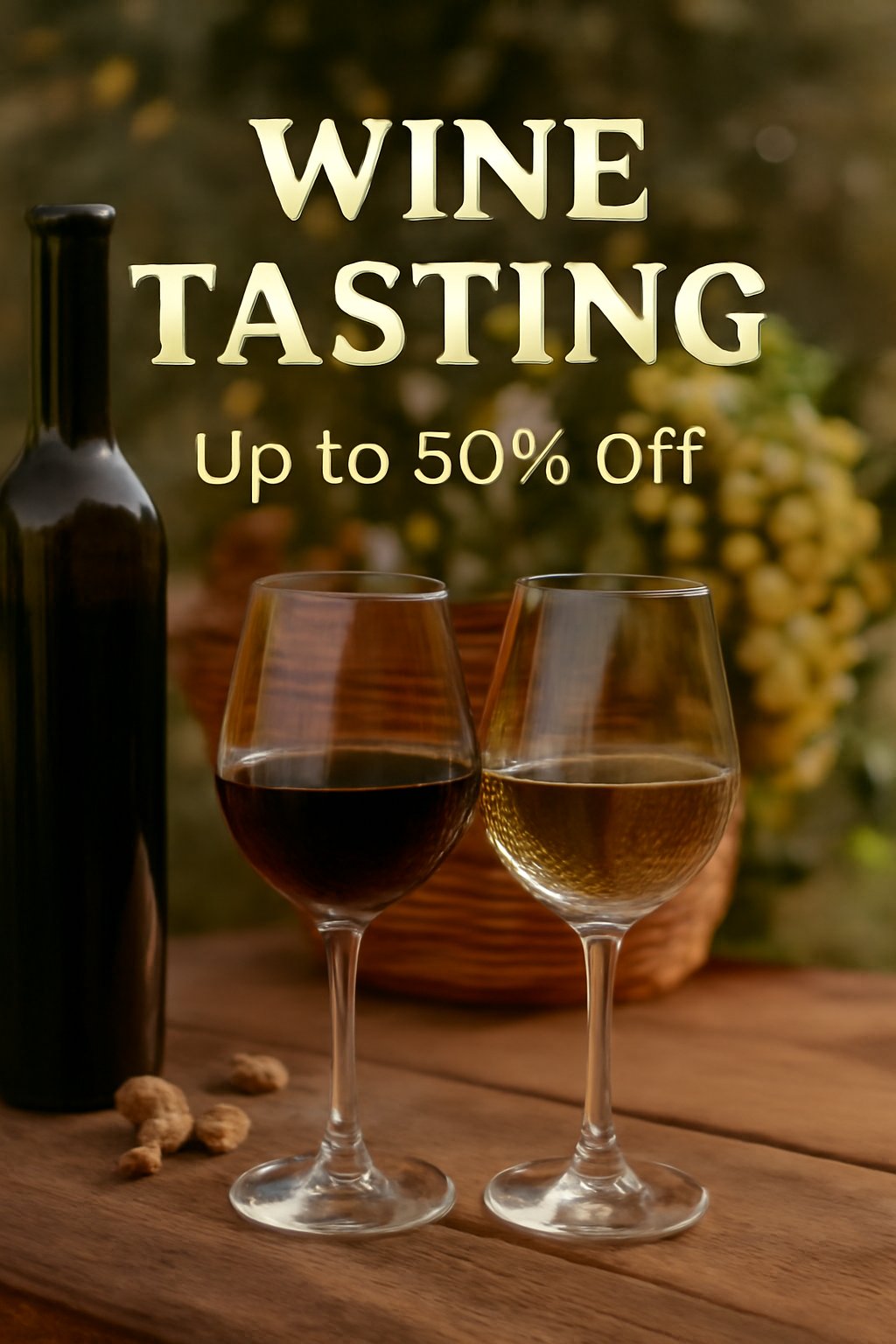 Experiência de degustação de vinhos Malbec sob a sombra da natureza mendocina